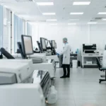 Peneliti melakukan pengujian di laboratorium modern dengan peralatan canggih